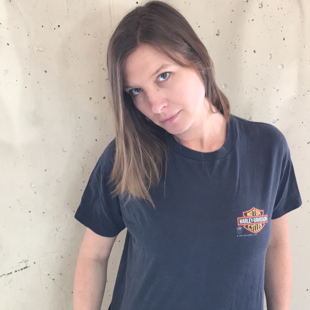 Vintage single stitch Harley Davidson tee